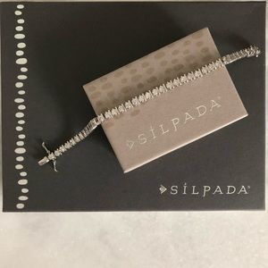 Silpada Sterling and CZ Bracelet